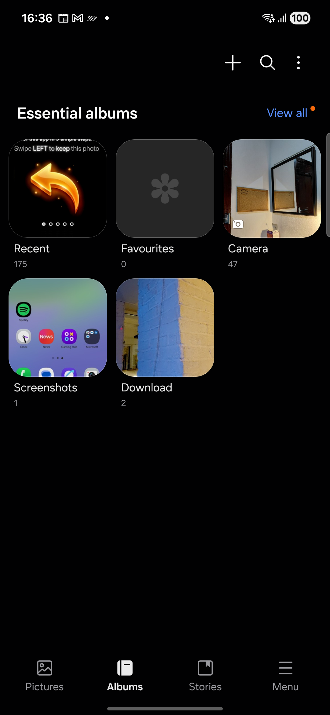 PhotoDub app gallery screen
